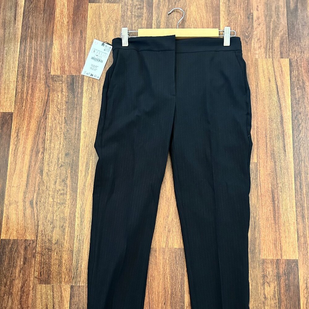 NWT!! ZARA Black Pinstriped Size Small Pant